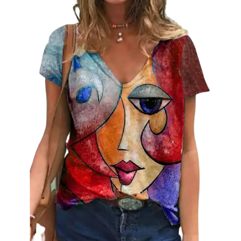 Camiseta Feminina Picasso